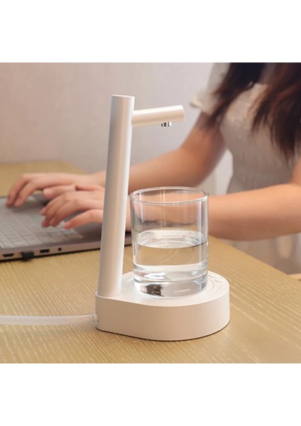 TY09 Akıllı Masa Su Sebili Otomatik Su Şişesi Pompası Tabanı ile Elektrikli Namlulu Su Pompası USB Şarj 6-Gears 100-1000 ml (Yurt Dışından) modelleri