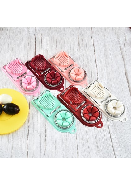 Yeşil 1 Pc Paslanmaz Çelik Yumurta Kesici Yumurta Dilimleme Çok Fonksiyonlu Meyve Sebze Kesme Mutfak Aksesuarları Dilimleme Pişirme Araçları (Yurt Dışından) modelleri