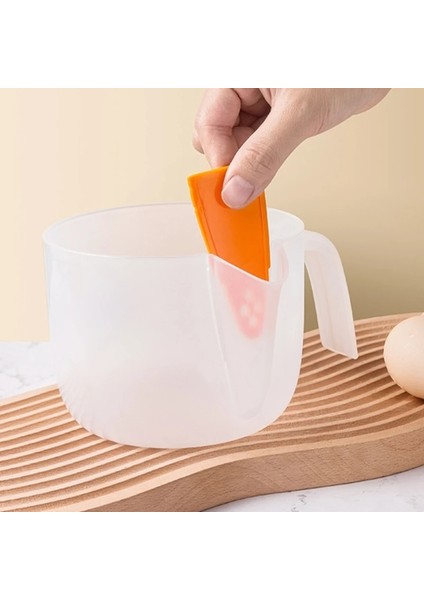 Turuncu Büyük Kapasiteli Temizle Ölçüm Fincan Çırpma Yumurta Kaseler Yumurta Sıvı Filtreleme Yumurta Aracı Pişirme Kase Mutfak Pişirme Için Karıştırma Kabı (Yurt Dışından)