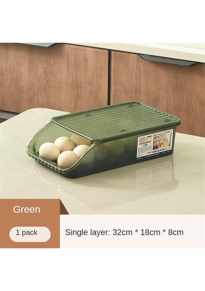 04 30 Izgaralar Yumurta Saklama Kutusu Dönen 3 Katlı Yerden Tasarruf Sağlayan Yumurta Konteyner Ev Mutfak Tutucu Alet (Yurt Dışından)