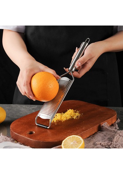 Gümüş Peynir Rendesi Paslanmaz Çelik Dayanıklı Dayanıklı Metal Limon Zester Rendesi (Yurt Dışından) indirimleri