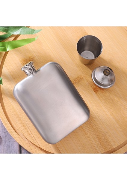 Siyah 6oz Cep Cep Şişesi Alkol Viski Flagon 170ML Sızdırmaz Içme Suyu Şişesi 304 Paslanmaz Çelik Kare Şarap Sürahisi (Yurt Dışından) fırsatları