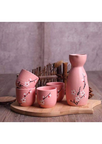 H Japon Tarzı Sake Pot Ev Retro Küçük Şarap Bardağı Beyaz Karaf Sıcak Karaf Sıcak Karaf Şarap Bardağı Seramik Sake Seti (Yurt Dışından) fiyatları