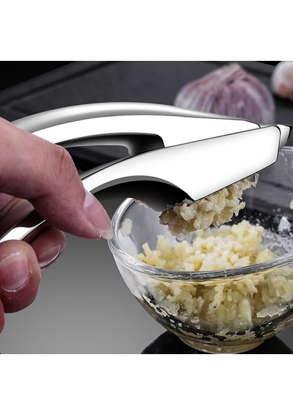 B 304 Paslanmaz Çelik Sarımsak Presi, Ayrılabilir Sarımsak Presi Kıyma Kıyıcı Kırıcı Dilimleme Rende Sıkacağı, Mutfak Aletleri (Yurt Dışından) fırsatları
