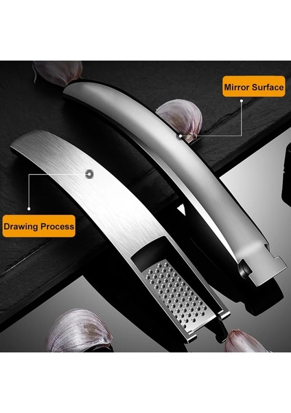 B 304 Paslanmaz Çelik Sarımsak Presi, Ayrılabilir Sarımsak Presi Kıyma Kıyıcı Kırıcı Dilimleme Rende Sıkacağı, Mutfak Aletleri (Yurt Dışından) indirimleri
