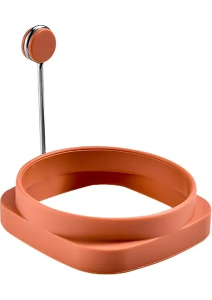 Pembe Kızarmış Yumurta Kalıp Silikon Çift Taraflı Yumurta Fritöz Kalıp Isı Yalıtımı Gıda Sınıfı Kare Yuvarlak Kızarmış Yumurta Halkası Ev Için (Yurt Dışından)