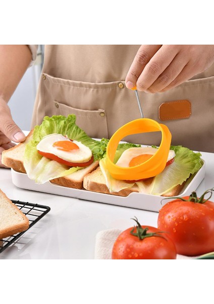 Pembe Kızarmış Yumurta Kalıp Silikon Çift Taraflı Yumurta Fritöz Kalıp Isı Yalıtımı Gıda Sınıfı Kare Yuvarlak Kızarmış Yumurta Halkası Ev Için (Yurt Dışından) fırsatları