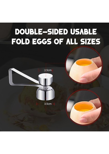 S 304 Paslanmaz Çelik Yumurta Makas Metal Yumurta Kabuğu Açacağı Yumurta Kabuğu Cutte Yumurta Kabuğu Açacağı Haşlanmış Çiğ Yumurta Yaratıcı Mutfak Aracı (Yurt Dışından) fırsatları
