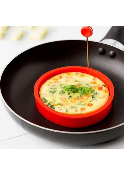 Mavi 1 Adet Silikon Yumurta Gözleme Halkası Yapışmaz Gözleme Yapımcısı Kalıp Yumurta Pişiricisi Kızarmış Yumurta Şekillendirici Omlet Kalıpları Mutfak Pişirme Aksesuarları (Yurt Dışından)