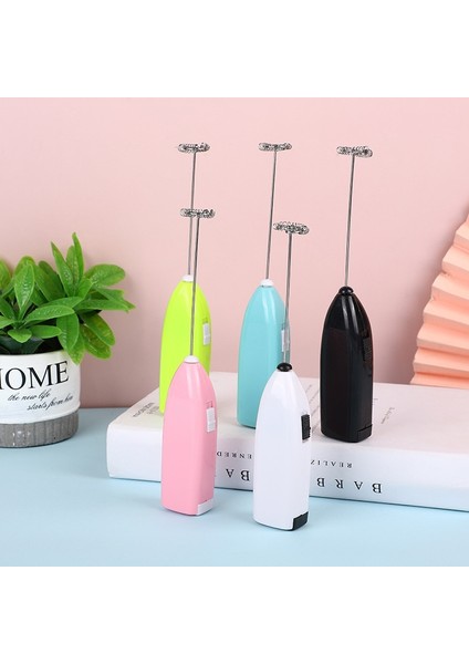 Pembe Elektrikli Süt Köpürtücü Otomatik El Köpük Kahve Makinesi Karıştırıcı Yumurta Çırpıcı Mikser Taşınabilir Kahve Çırpma Mutfak Aksesuarları (Yurt Dışından)