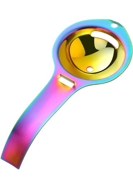 Gökkuşağı No.0-1 Adet 1/10 Adet Paslanmaz Çelik Yumurta Sarısı Ayırıcı Mutfak Eşyaları Yumurta Beyaz Bölücü Kolu Çıkarıcı Filtre Süzgeç Aracı Aşçı Gadget (Yurt Dışından)