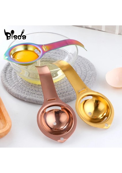 Gökkuşağı No.0-1 Adet 1/10 Adet Paslanmaz Çelik Yumurta Sarısı Ayırıcı Mutfak Eşyaları Yumurta Beyaz Bölücü Kolu Çıkarıcı Filtre Süzgeç Aracı Aşçı Gadget (Yurt Dışından) fiyatları