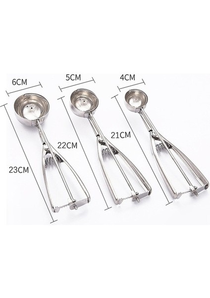 1 Adet Dondurma Kaşığı 5cm Dondurma Kaşığı Paslanmaz Çelik Top Kazıcı Yaylı Kol Püre Patates Karpuz Topu Kaşık Dondurma Yığınları Mutfak Aksesuarları (Yurt Dışından) fiyatları