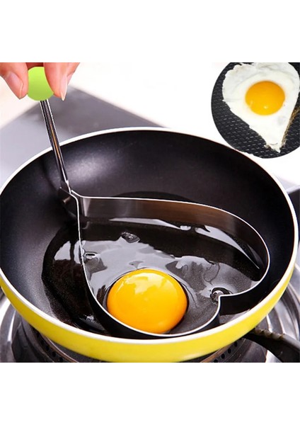 Yıldız Güzel Pet Paslanmaz Çelik Kızarmış Yumurta Şekillendirici Gözleme Kalıp Gözleme Yüzükler Mutfak Pişirme Araçları Kızarmış Yumurta Şekillendirici Yuvarlak Yıldız Kalıpları (Yurt Dışından)