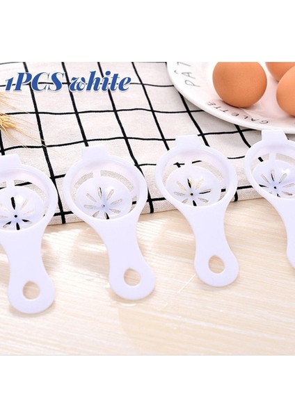 1 Adet Normal Beyaz 1 Pc Plastik Yumurta Ayırıcı Beyaz Sarısı Eleme Ev Pişirme Mutfak Aletleri Pişirme Mutfak Aksesuarları Şef Yemek Pişirme Aletleri (Yurt Dışından)
