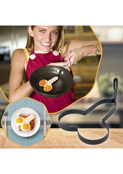 B Komik Yumurta Fritöz Omlet Kalıp Omlet Yumurta Kalıp Tenten Meme Omlet Kızarmış Yumurta Kalıp Yaratıcı Mutfak Aletleri Pişirme Aksesuarları (Yurt Dışından) modelleri