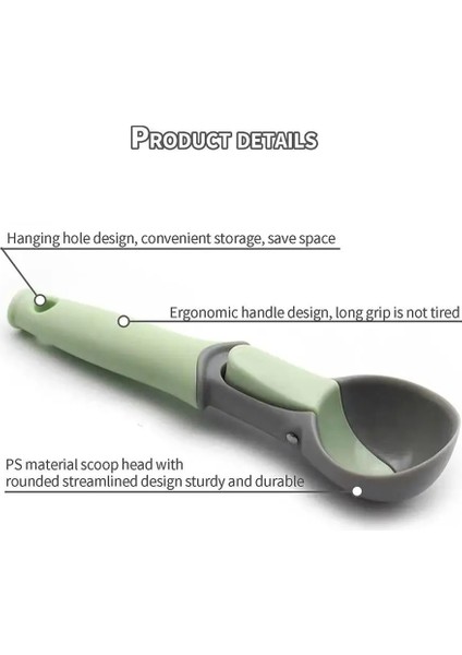 21 10 6 00 4 50 cm Dondurma Kaşığı Tetik Kaşık Balya Kolu Emek Tasarrufu Sağlayan Mutfak Aletleri (Yurt Dışından) modelleri