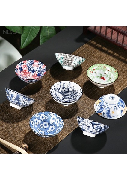 6 Adet 80ML 6 Takım Çin Seramik Bardaklar Balık Bardakları Mavi ve Beyaz Demlik Küçük Porselen Çay Kasesi Çay Bardağı Çay Seti Aksesuarları Içecek Drinkware (Yurt Dışından) indirimleri