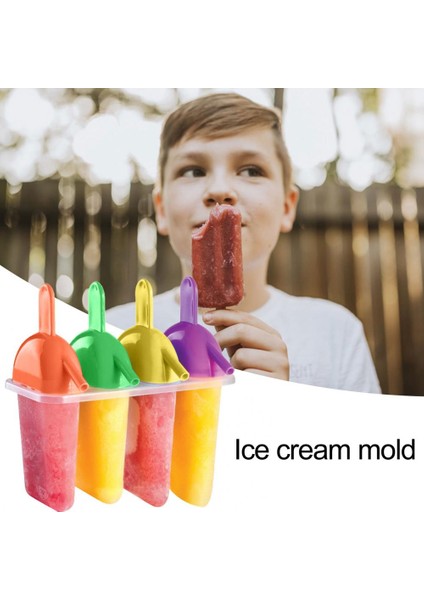 Çok Renkli Çubuk Kalıp Dondurma Kalıbı Gıda Sınıfı Yapışkan Olmayan Plastik Dondurma Kalıpları Pişirme Için Diy Sopa Kalıpları Yeniden Kullanılabilir Buz Küpü Yapımcısı Kalıp (Yurt Dışından)
