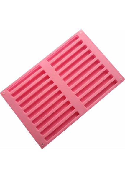 Eğri Bar 20 Buz Bar Popsicle Çikolata Bar Kalıp Silikon Çikolata Çubuk Kalıpları Tatlı Buz Küpü Tepsi Kurabiye Bisküvi Uzun Buz Yapma Kalıp (Yurt Dışından)