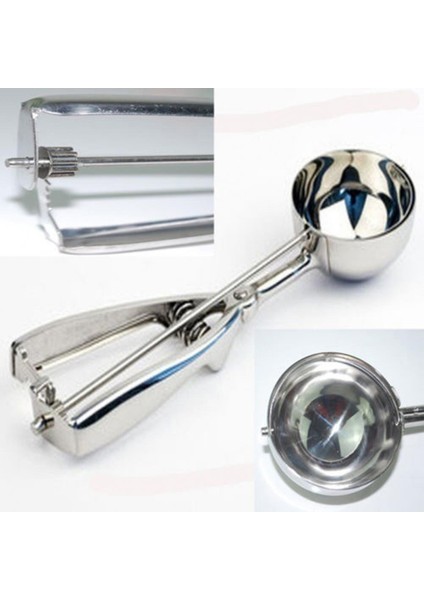 4 cm Bahar Saplı Paslanmaz Çelik Dondurma Kaşığı Çelik Patates Püresi Karpuz Jöle Meyve Topu Diggin Kaşık Mutfak Aksesuarları (Yurt Dışından) fiyatları