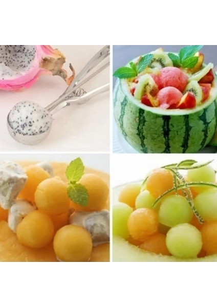 4 cm Bahar Saplı Paslanmaz Çelik Dondurma Kaşığı Çelik Patates Püresi Karpuz Jöle Meyve Topu Diggin Kaşık Mutfak Aksesuarları (Yurt Dışından) fırsatları