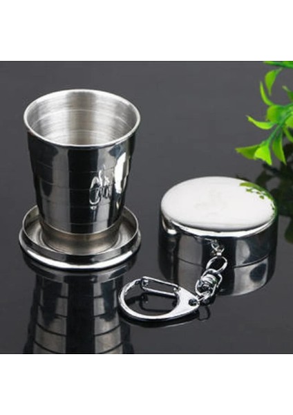 75 ml 75/150 ml Paslanmaz Çelik Katlanır Bardak Paslanmaz Çelik Katlanır Geri Çekilebilir Bardak Katlanır Bardak Blackjack Bardak Çay Fincanları Teaware Katlanır (Yurt Dışından)