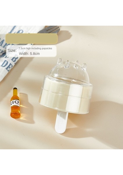 Sütlü Yaratıcı Buz Kafes Kalıp Minimalist Buz Saklama Kutusu Yüksek Kalite Yeni Buz Hokeyi Mutfak Aksesuarları Kolay Kalıptan Çıkarma Ev Pp (Yurt Dışından)