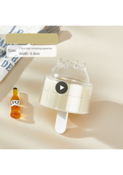 Sütlü Yaratıcı Buz Kafes Kalıp Minimalist Buz Saklama Kutusu Yüksek Kalite Yeni Buz Hokeyi Mutfak Aksesuarları Kolay Kalıptan Çıkarma Ev Pp (Yurt Dışından) fiyatları