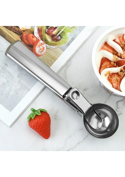 Renkli Kutu Buz Cre Paslanmaz Çelik Dondurma Kaşık Ekskavatör Yapışmaz Meyve Dondurma Kaşık Aracı Çok Fonksiyonlu Ribaund Yaz Mutfak Aracı (Yurt Dışından) indirimleri