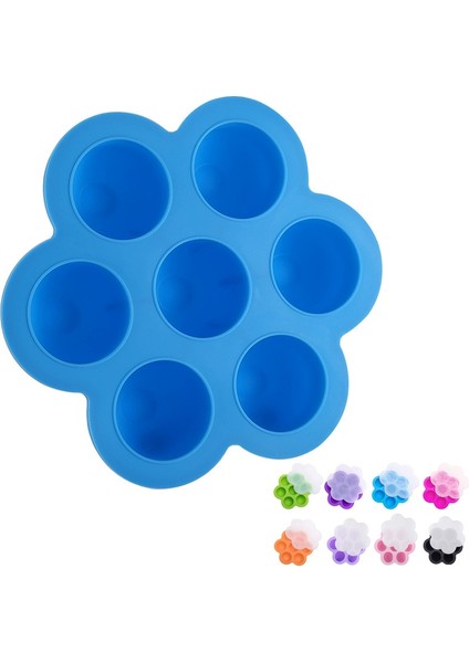 Yeşil 7 Delik Yeniden Kullanılabilir Silikon Bebek Maması Dondurucu Tepsi Sebzelik Yumurta Isırık Kalıp Bpa Ücretsiz Depolama Bebek Maması Saklama Kapları Kapaklı (Yurt Dışından) indirimleri