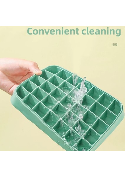 1 Ice Cube Tepsi Seti Yeni Silikon Buz Kalıbı ve Saklama Kutusu 2'si 1 Arada Ice Cube Tepsi Yapımı Kalıp Kutusu Maker Bar Mutfak Aksesuarları Mutfak Eşyaları Ev Aletleri (Yurt Dışından)