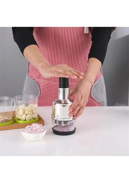 B02 Yeşil Uygun Sarımsak Ezici Soğan Fındık Öğütücü Manuel Güvenli Verimli Meyve Sebze Kıyıcı Mutfak Çok Fonksiyonlu Sarımsak Büküm Kutusu (Yurt Dışından) indirimleri