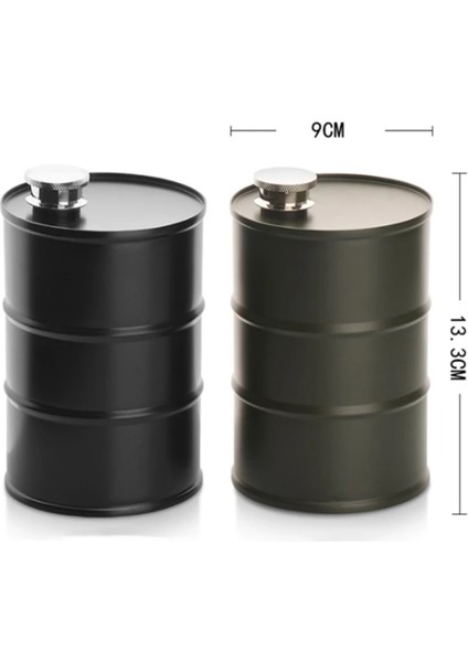 Kırmızı 25OZ 750ML Votka Yağ Varilleri Şişe Viski Flagon Yağ Varil Votka Viski Sürahisi Taşınabilir Paslanmaz Çelik Alkol Likör Cep Şişesi (Yurt Dışından)
