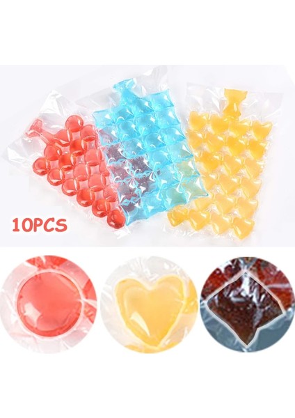 10 Adet Yuvarlak 10 Adet Tek Kullanımlık Kalp Yuvarlak Şekilli Buz Küpü Çanta Buz Topu Makinesi Şeffaf Daha Hızlı Dondurucu Buz Yapma Kalıp Çantası Mutfak Gereçleri (Yurt Dışından) fiyatları