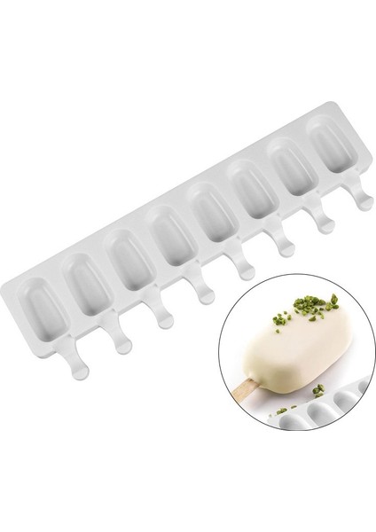 8 Hücreler 8 Hatta Silikon Dondurma Kalıp Yaratıcı El Yapımı Buz Kafes Kalıp Popsicle Kalıp Yaz Çocuk Tatlı Jöle Buz Yapım Makinesi (Yurt Dışından) modelleri