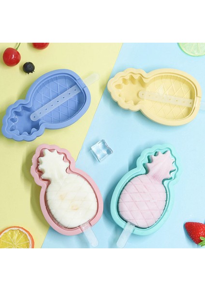 1 Adet-Bir Silikon Kalıp Ananas Çilek Dondurma Kalıp Kapaklı Buz Kalıbı Yeniden Kullanılabilir Çikolata Şeker Çubuğu Dıy Tatlı Aracı Gıda Sınıfı (Yurt Dışından) modelleri