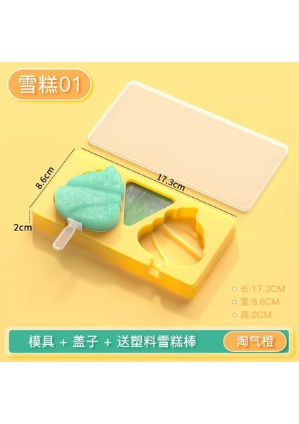 Üçgen-Sarı Hayvan Dondurma Silikon Kalıp Popsicle Çikolata Kalıp Dıy El Yapımı Dondurma Kalıp Dıy Yaz Çocuk Dondurma Kalıp (Yurt Dışından) fiyatları