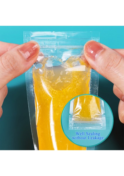 20 Adet 4X28 cm 20/60 Adet Tek Kullanımlık Buz Popsicle Kalıp Mühürlü Çanta Bpa Ücretsiz Dondurucu Tüpler Zip-Kilit Dondurma Suyu Meyve Yaz Smoothies Yapımı (Yurt Dışından)