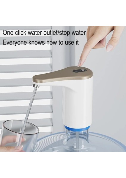 C Kablosuz Su Sebili Mini Namlulu Su Elektrikli Pompa USB Şarj Taşınabilir Otomatik Su Şişesi Pompası Ev Içecek Sebili (Yurt Dışından) fiyatları