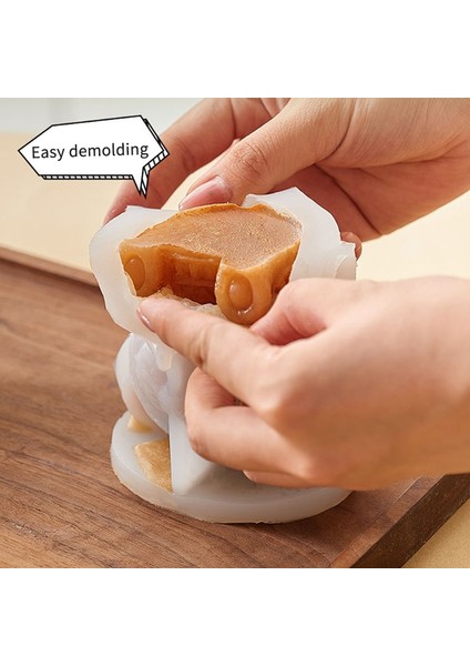 Küçük Gül 3D Silikon Buz Kalıp Sevimli Gül Köpek Kalıpları Tepsi Viski Kokteyl Buz Küpü Pişirme Çikolata Dıy Kalıpları Mutfak Bar Aksesuarları Aracı (Yurt Dışından) modelleri