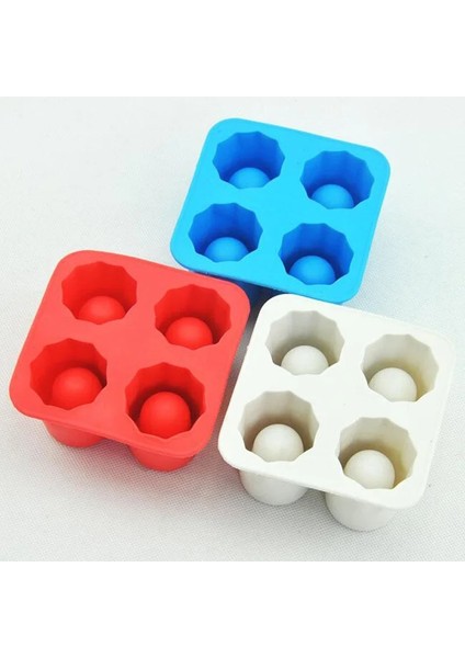 C5 Dıy Buz Izgarası Silikon Buz Izgarası Kalıp Dört Delikli Buz Bardağı Silikon Buz Kalıp Amerikan Kahve Buz Kutusu Buz Yapıcı (Yurt Dışından) fiyatları