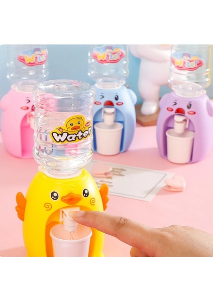 Piglet Mor Mini Su Sebili Çocuklar Çocuklar Için Hediye Sevimli Soğuk/sıcak Su Suyu Süt Içme Çeşmesi Simülasyon Karikatür Domuz Mutfak Oyuncak (Yurt Dışından)