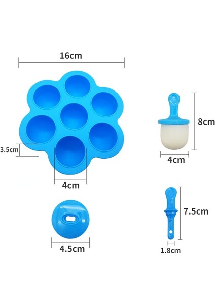 Sarı Dondurma Buz Pops Kalıp Gıda Sınıfı Silikon Popsicle Kalıp Buz Yapıcı Bebek Dıy Gıda Takviyesi Araçları Meyve Sarsıntı Aksesuarları (Yurt Dışından) fırsatları