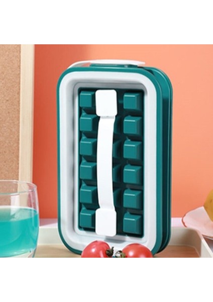 Yeşil Yeni Katlanabilir Buz Topu Makinesi Ikisi Bir Arada Çok Fonksiyonlu Buz Hokeyi Saklama Kutusu Açık Taşınabilir 36 Izgara Buz Küpü Kalıp (Yurt Dışından) fiyatları