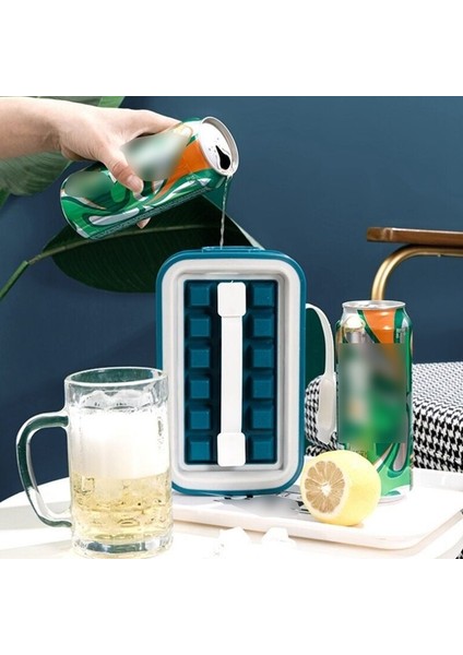 Yeşil Yeni Katlanabilir Buz Topu Makinesi Ikisi Bir Arada Çok Fonksiyonlu Buz Hokeyi Saklama Kutusu Açık Taşınabilir 36 Izgara Buz Küpü Kalıp (Yurt Dışından) modelleri