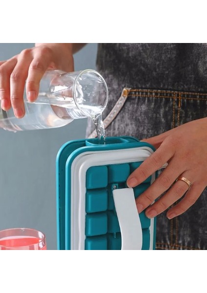 Yeşil Yeni Katlanabilir Buz Topu Makinesi Ikisi Bir Arada Çok Fonksiyonlu Buz Hokeyi Saklama Kutusu Açık Taşınabilir 36 Izgara Buz Küpü Kalıp (Yurt Dışından) fırsatları