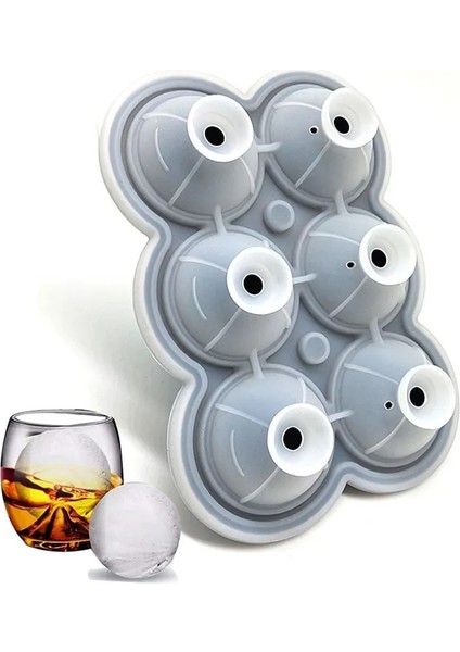 Buz Kupası Buz Topu Makinesi Silikon 3D Büyük Büyük Yuvarlak Küre Yüksek Top Buz Şekli Küp Kalıp Tepsisi Viski Için (Yurt Dışından) fiyatları