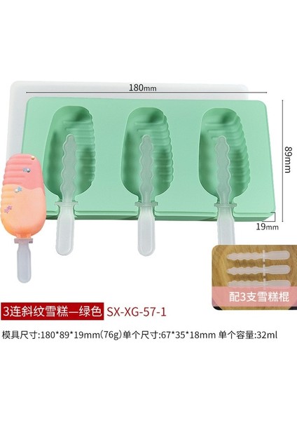 Shape-7 Silikon Kalıp Silikon Dondurma Kalıp Popsicle Kalıpları Dıy Dondurma Kalıp Buz Pop Maker Kalıp Buz Kalıbı (Yurt Dışından)