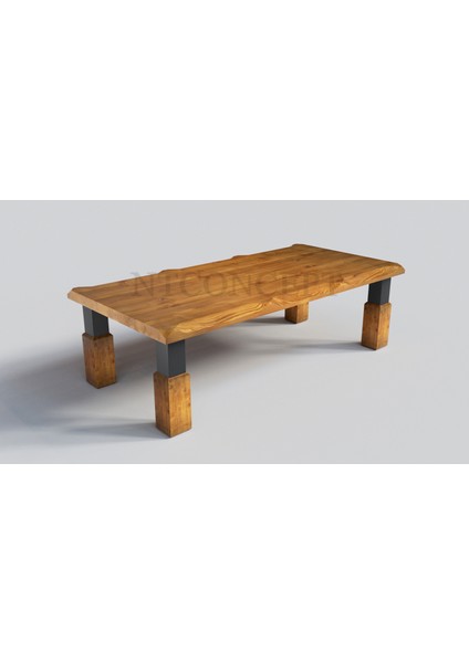 Sui Ahşap Ayak Masif Ahşap Sehpa